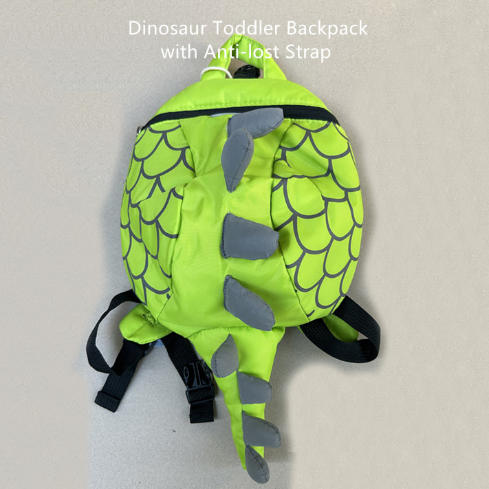 Dinosaurus Toddler Backpack karo Tali Anti-ilang